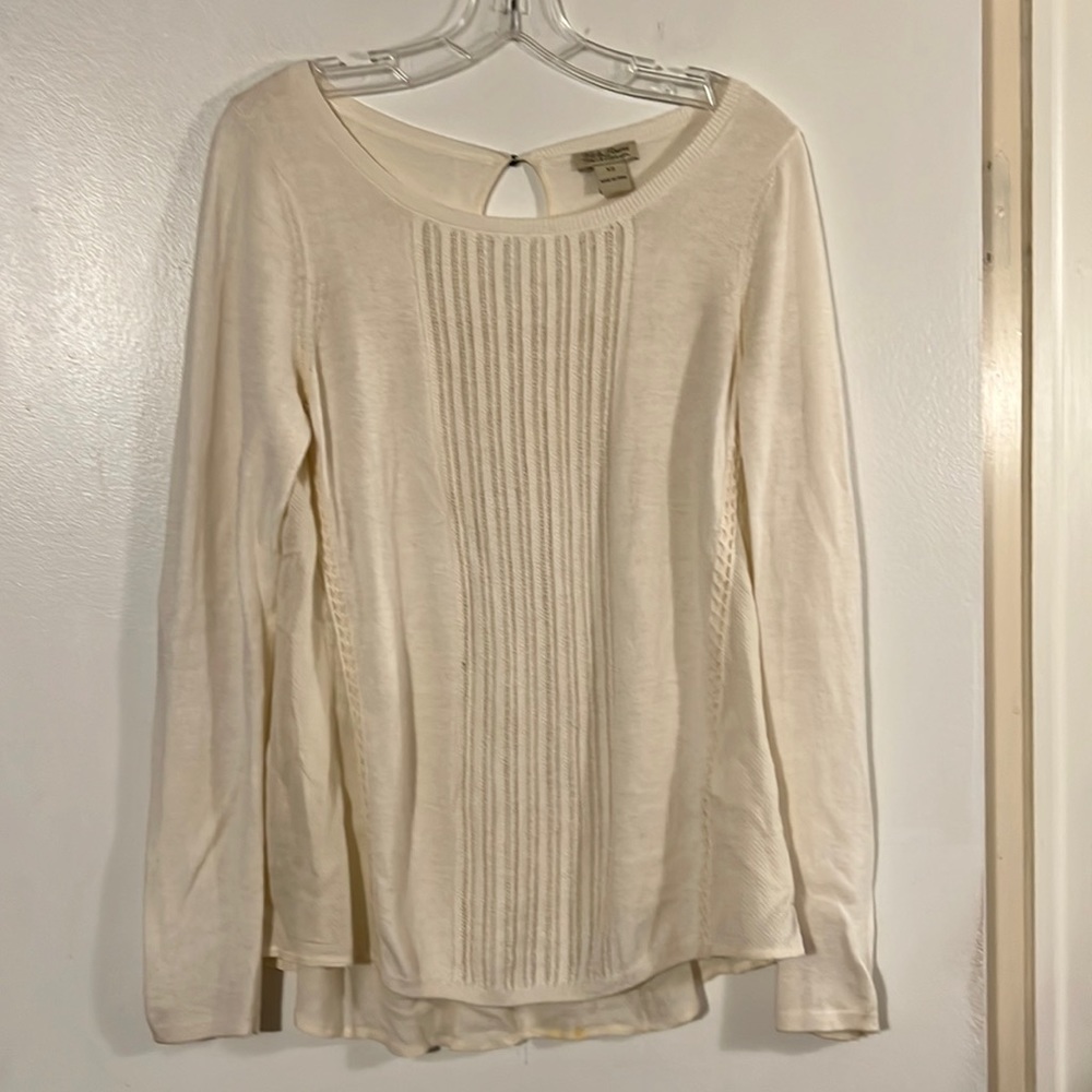 Lucky brand cream sweater